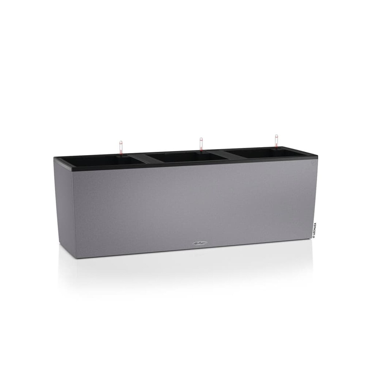 LECHUZA Donica TRIO Stone 30 ALL-IN-ONE, kamienny szary