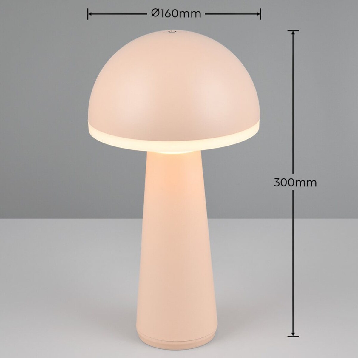 Lampka stołowa na taras Fungo R57716166 RL Light IP54 LED 2W 3000-5000K grzybek beżowy