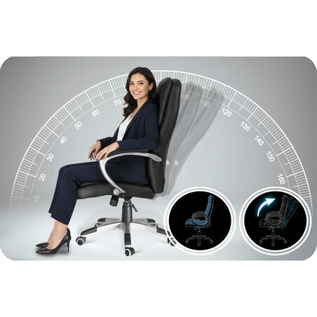 Fotel biurowy Sofotel 322 czarny - black