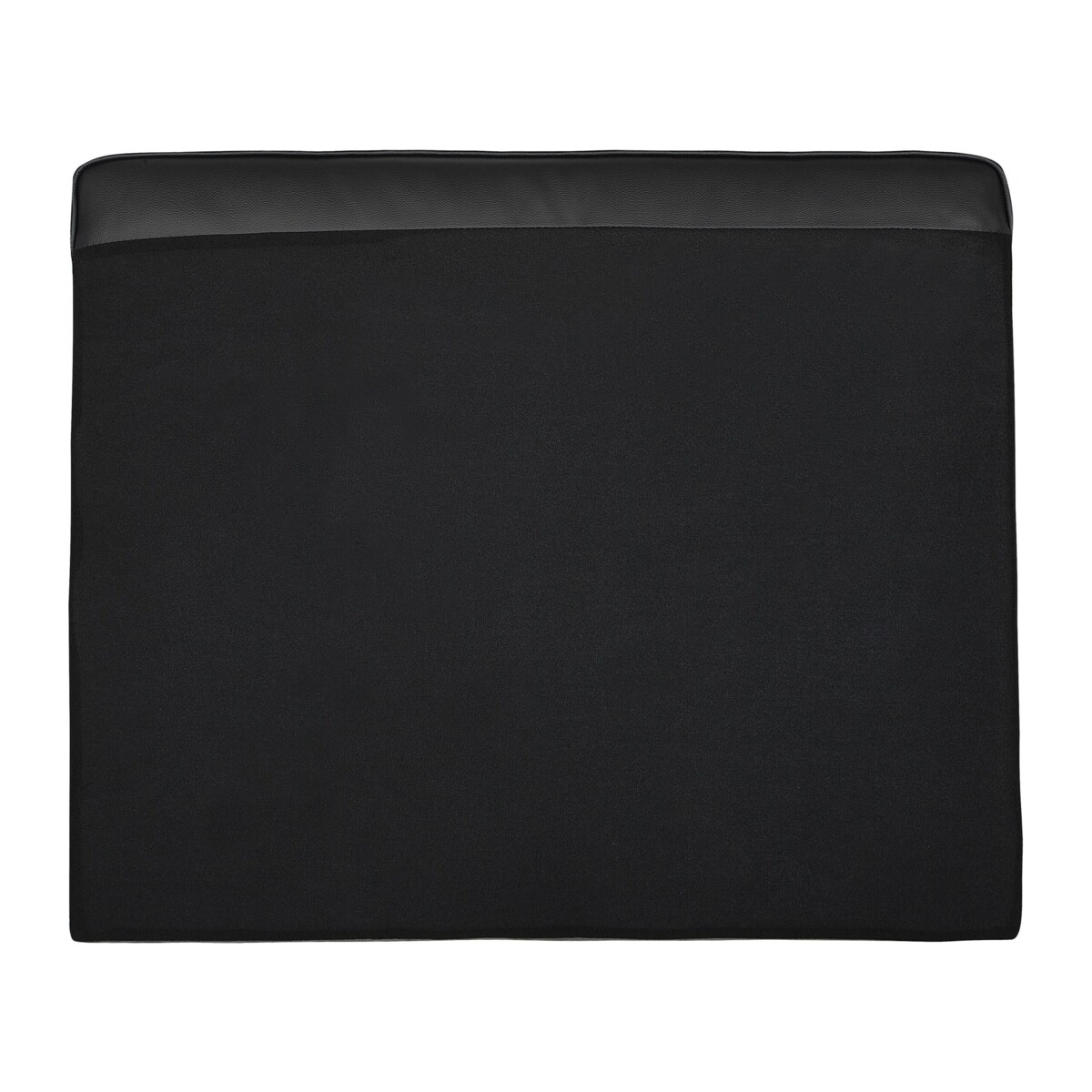 Sofa 3-osobowa skórzana czarna SAVALEN