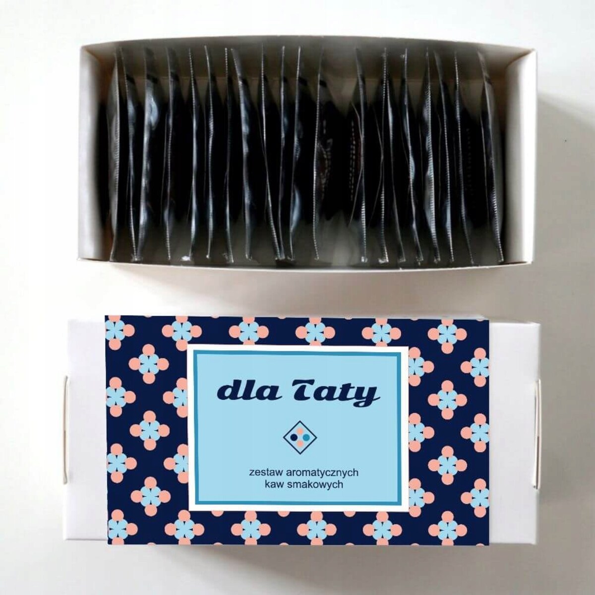 PREZENT UPOMINEK NA DZIEŃ TATY OJCA ZESTAW 20 KAW SMAKOWYCH DLA TEŚCIA