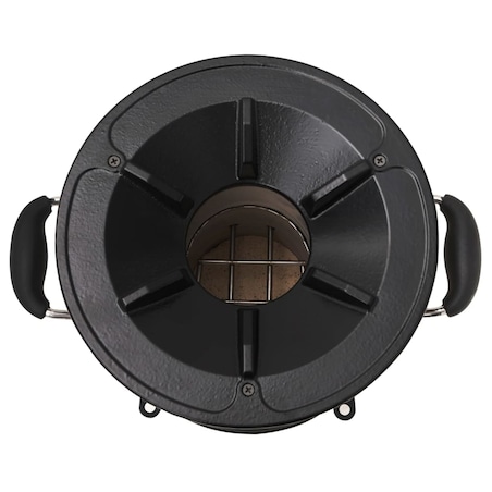 vidaXL Piecyk kempingowy na drewno, 45,5x33x25,5, stal nierdzewna