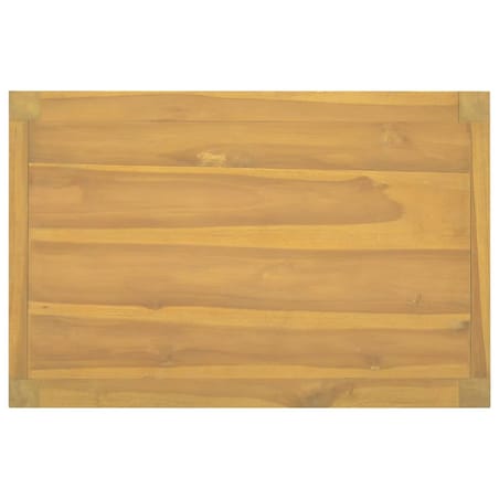 vidaXL Szafka łazienkowa, 60x40x75 cm, lite drewno tekowe