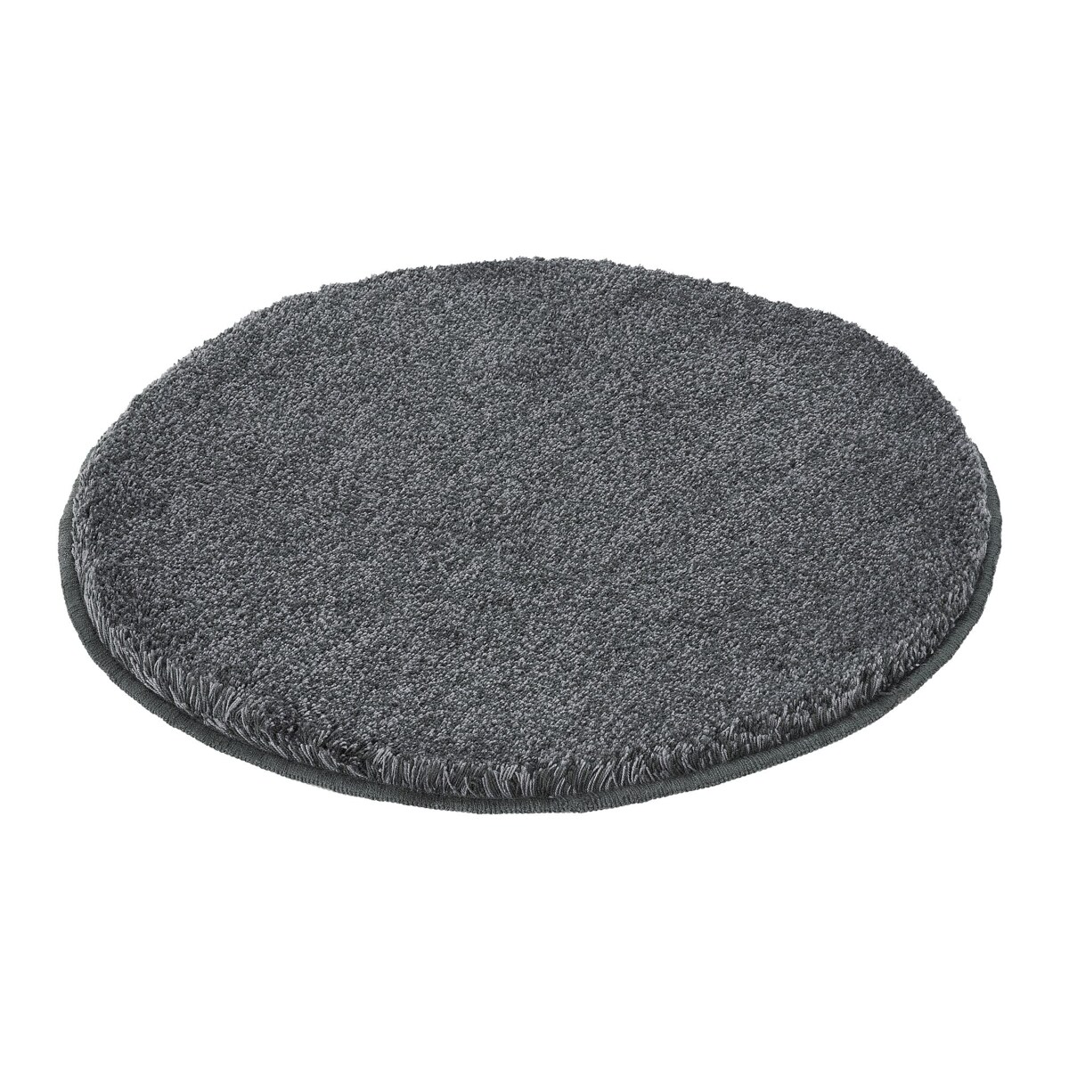 Kleine Wolke Relax Dywanik łazienkowy szary 100 cm okrągły