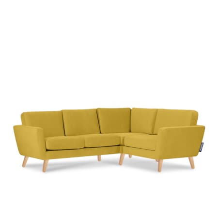 KONSIMO TAGIO Żółty skandynawski narożnik prawy