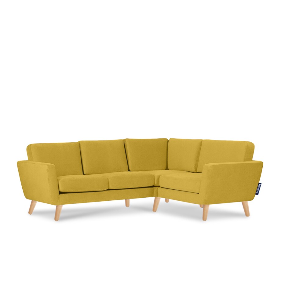 KONSIMO TAGIO Żółty skandynawski narożnik prawy