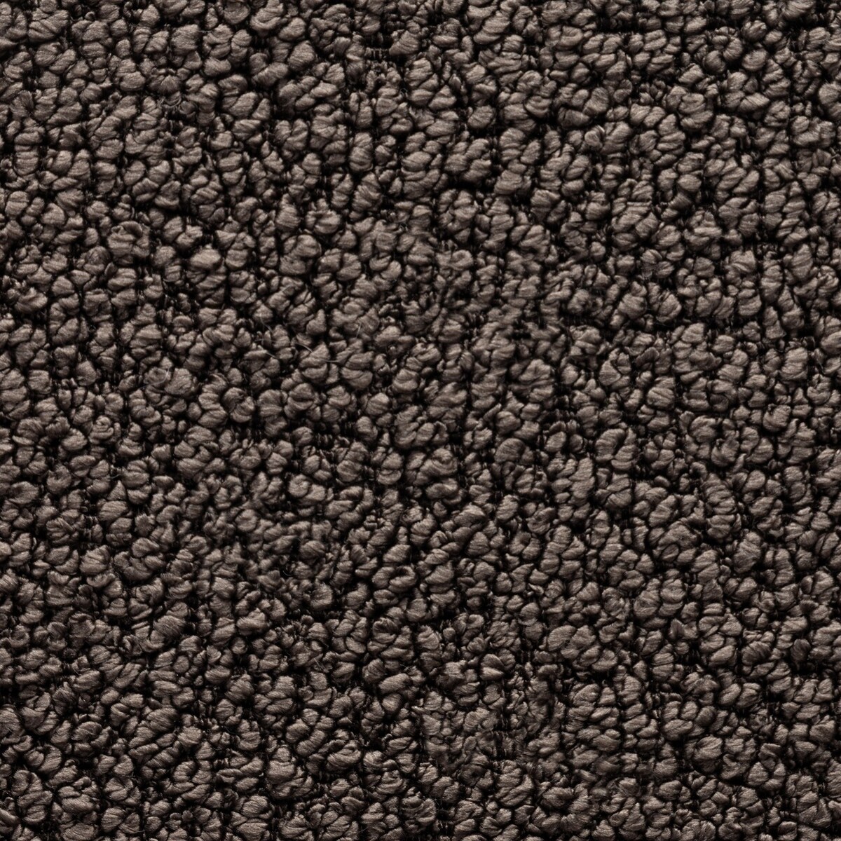 Fotel obrotowy, bouclé, ciemnobrązowy Haco