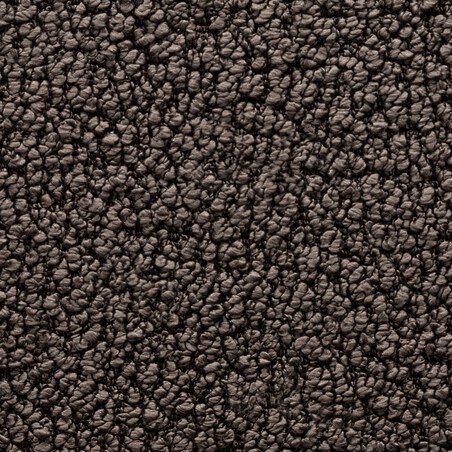 Fotel obrotowy, bouclé, ciemnobrązowy Haco