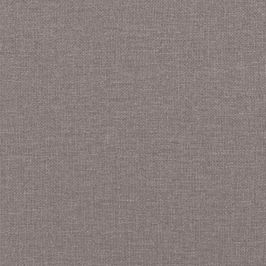 vidaXL Fotel bujany, kolor taupe, tapicerowany tkaniną