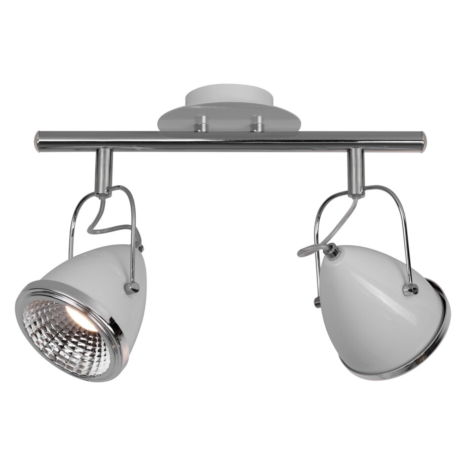 Lampa Sufitowa BRITOP Lighting 2xGU10 LED 5.5W Elegancka Biel z Dodatkiem Chromu, Polski Producent, 1 szt.