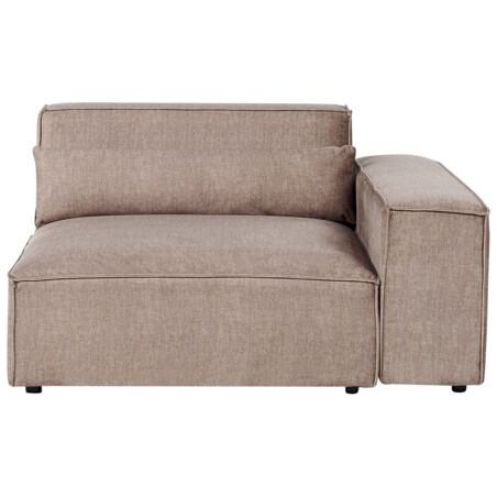 Sofa modułowa 2-osobowa brązowa HELLNAR