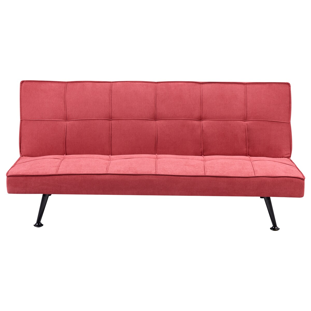 Sofa rozkładana dla 3 osób HASLE Czerwony