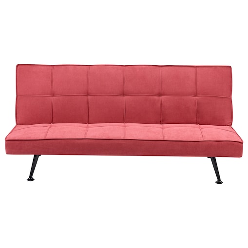 Sofa rozkładana dla 3 osób HASLE Czerwony