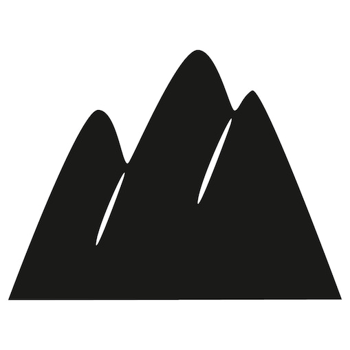Naklejka tablicowa Mountains, 120x90 cm