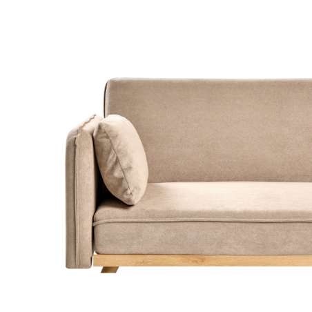 Sofa rozkładana ASAA Jasnobrązowy