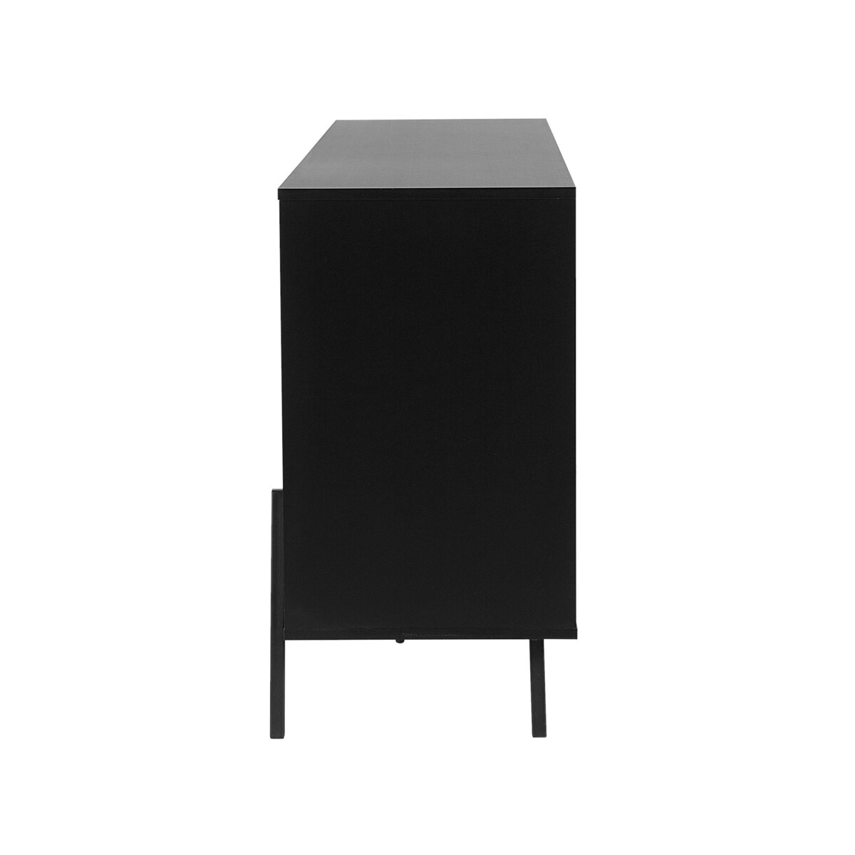 Komoda jasne drewno z czarnym BLACKPOOL