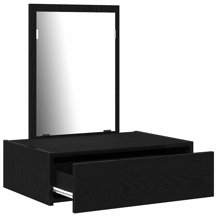 vidaXL Toaletka Czarny 60 x 40 x 70 cm Materiał drewnopochodny