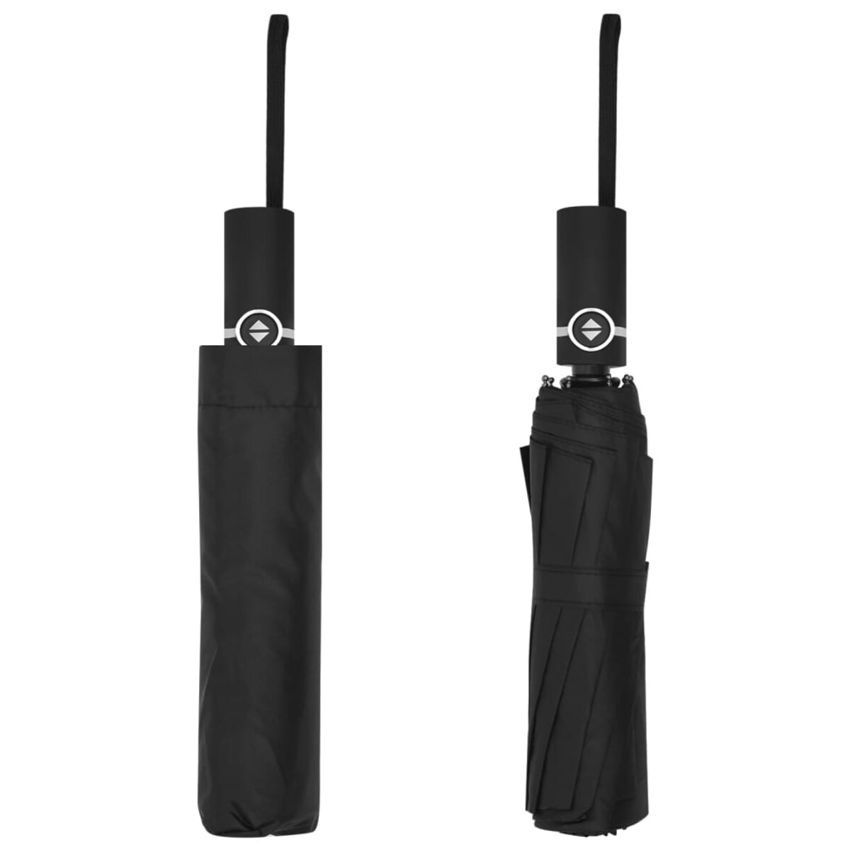 vidaXL Parasolka automatyczna, czarna, 104 cm