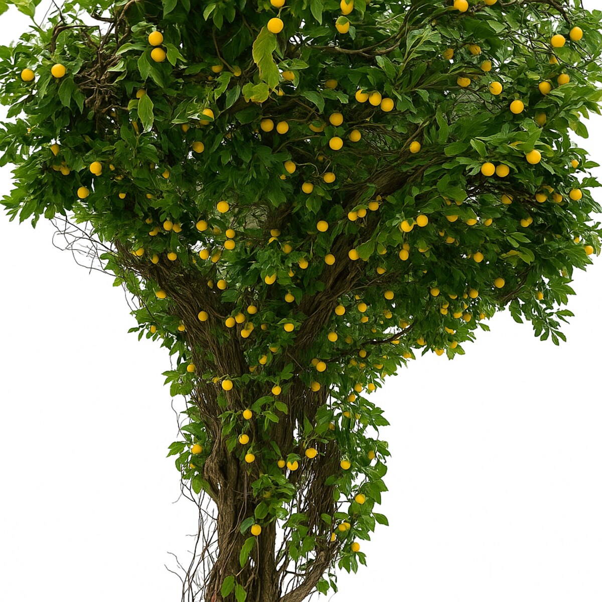 Instalacja z cytryn - drzewo cytrynowe 25m2
