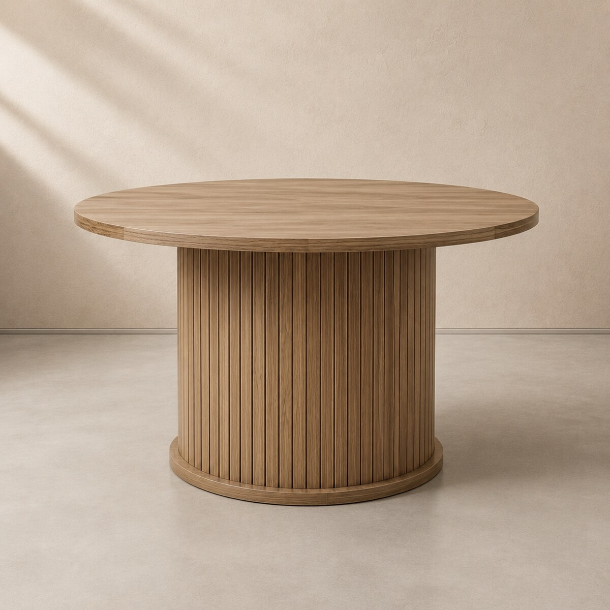 Stolik kawowy ryflowany SCAVA, Ø 70 x 40 cm