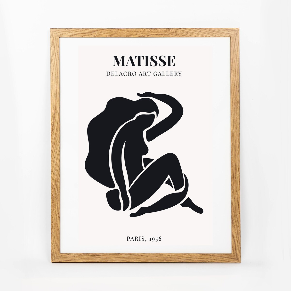 Ramka na zdjęcia 40x50 cm dębowa rama MDF z plexi do powieszenia pion poziom klasyczna prostokątna ramka FRAMAI®