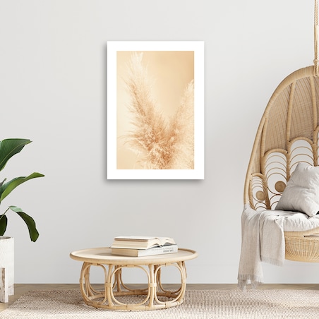 Obraz na płótnie, Trawa pampasowa w przybliżeniu