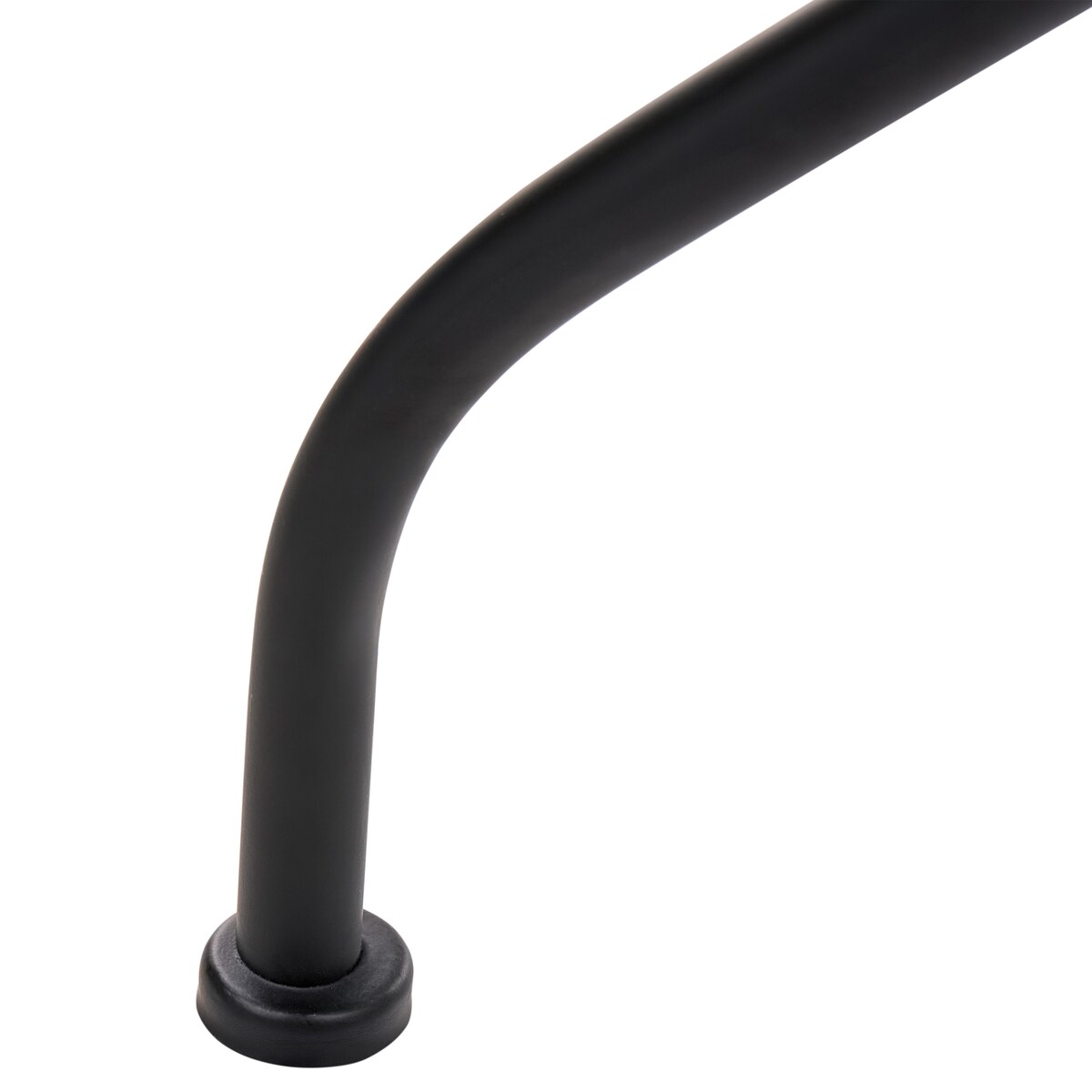 Stolik bistro SIPONTO 60 cm 60 cm Metal Biały/ niebieski