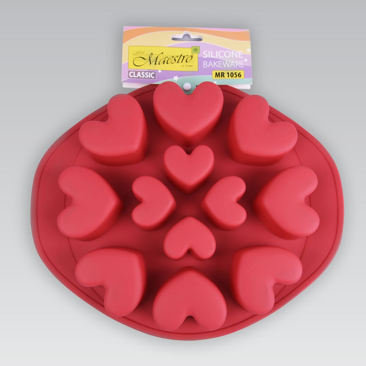 Silikonowa forma do pieczenia ciastek wzór Serca MAESTRO MR-1056