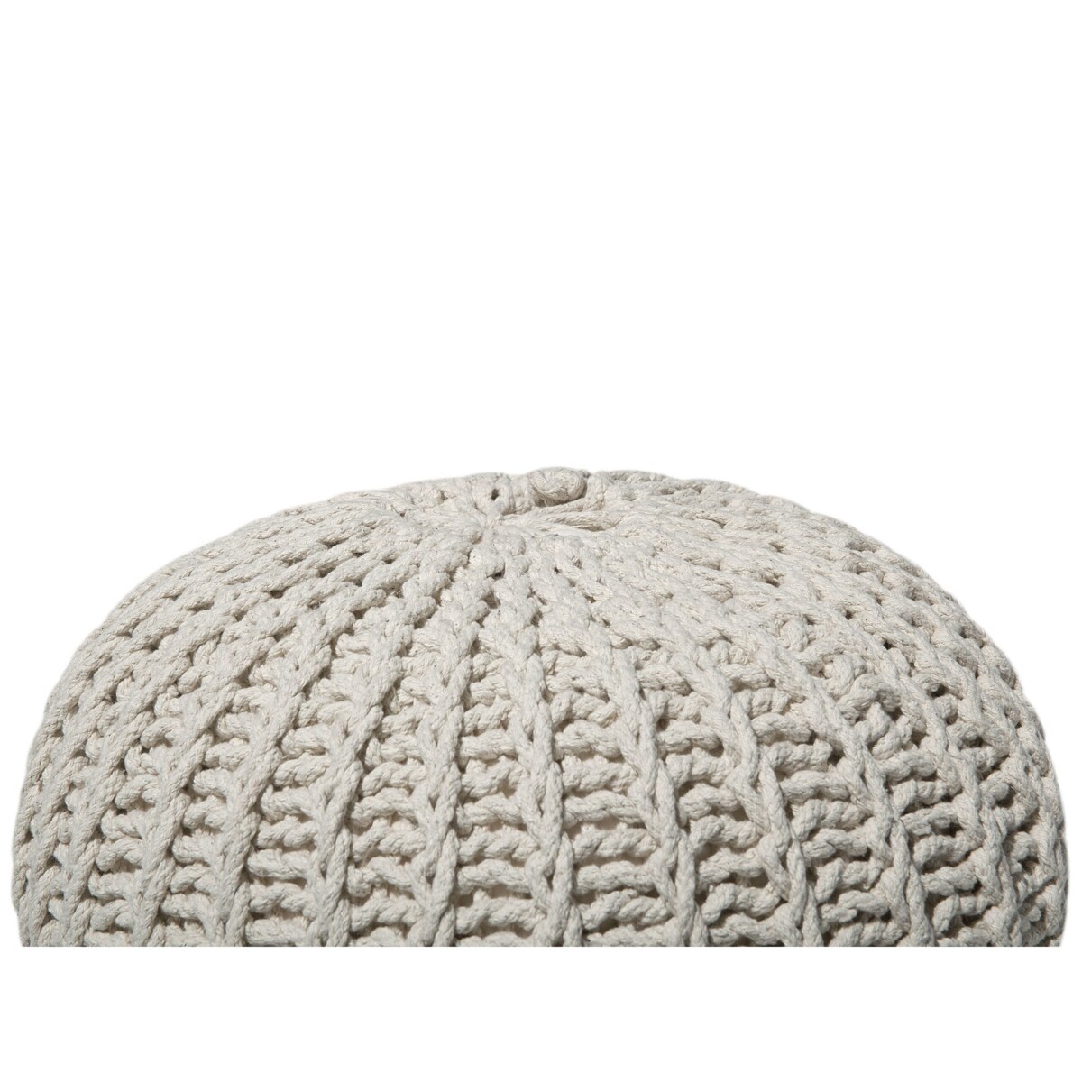 Puf 50 x 35 cm beżowy CONRAD II