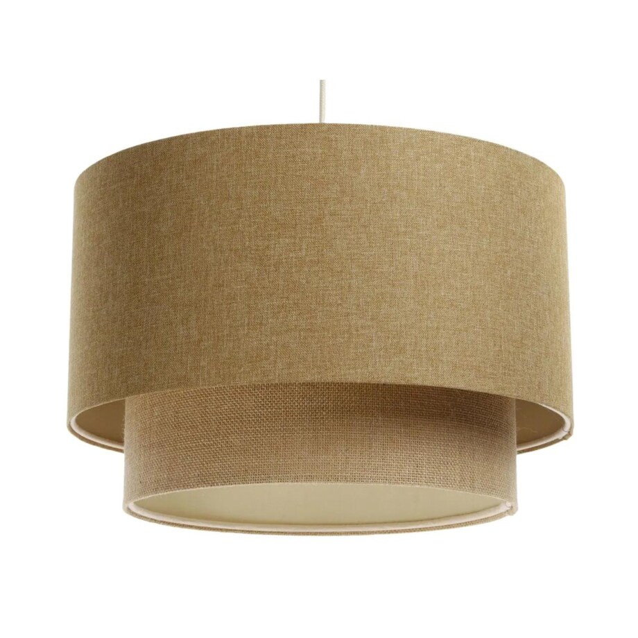 Lampa wisząca ERUTAN DOUBLE 60 żółta/beżowa