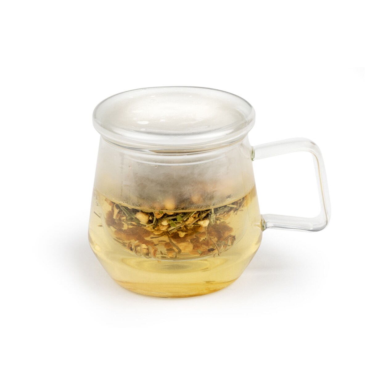 Kubek szklany z zaparzaczem Livorno 290ml - bezbarwny / Bredemeijer