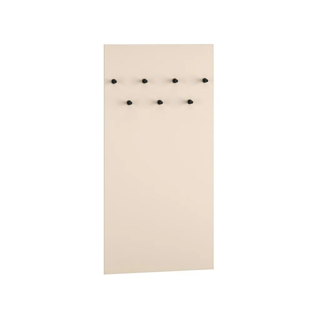 Wieszak ścienny ELLEN 7G kaszmir/czarny