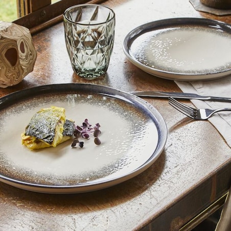 TOGNANA WHITE LAGOON TALERZ DESEROWY 22 CM