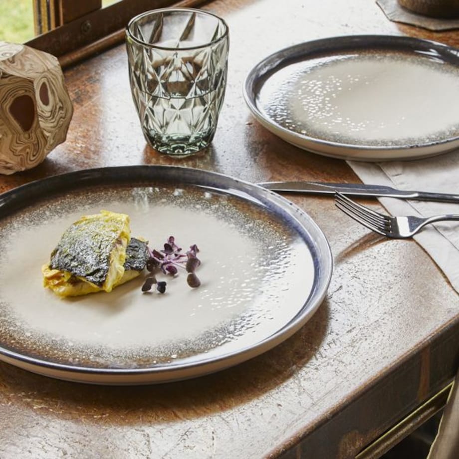 TOGNANA WHITE LAGOON TALERZ DESEROWY 22 CM