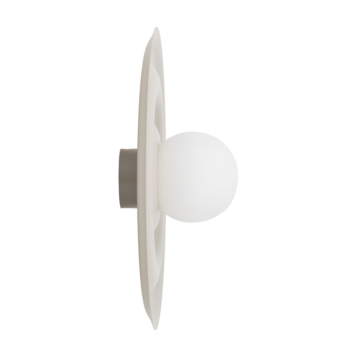 Kinkiet Tk Lighting Onda Kaszmirowy Beż M Falowany Okręgi Klosz 1Xg9