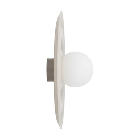 Kinkiet Tk Lighting Onda Kaszmirowy Beż M Falowany Okręgi Klosz 1Xg9