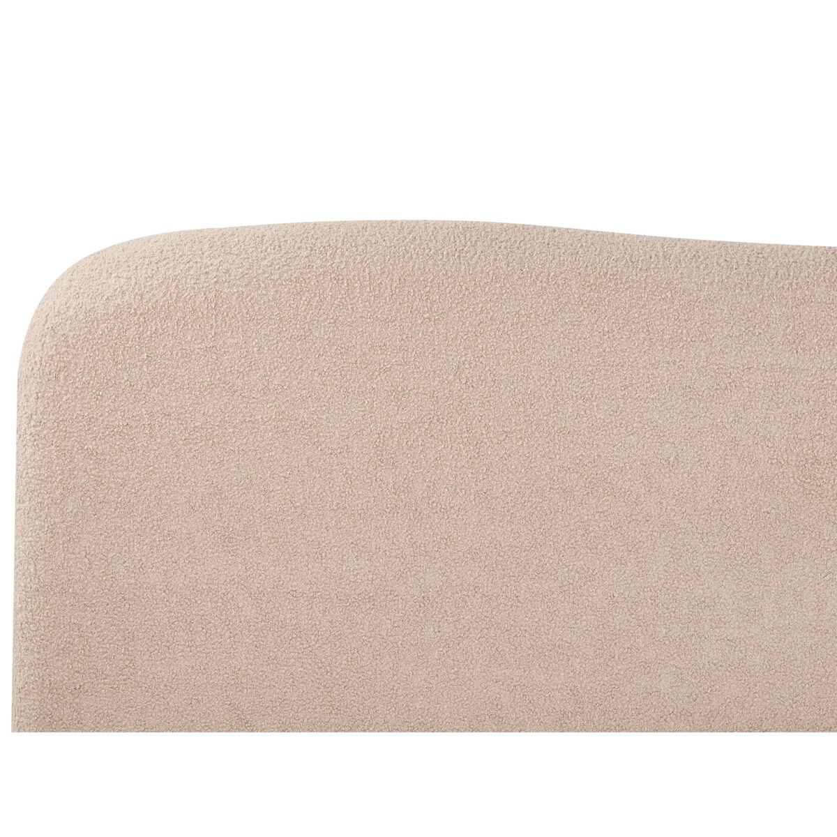 Łóżko z pojemnikiem Boucle BLAGNAC 180 x 200 cm Beżowy