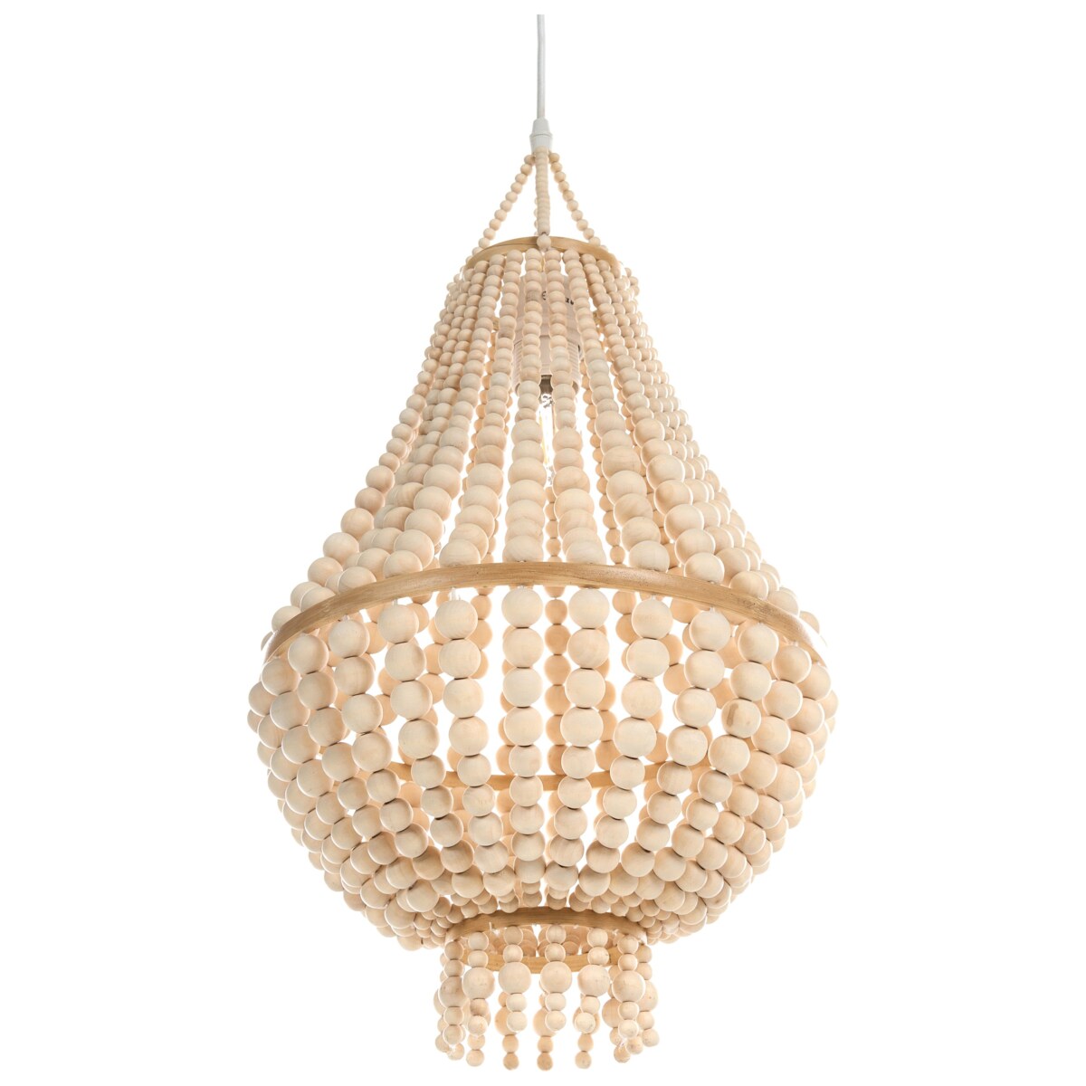 Żyrandol KUMBUKKAN Drewno Jasnobrązowy