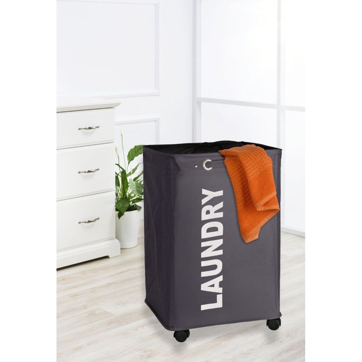 Kosz na pranie QUADRO - pojemnik 79 l, WENKO