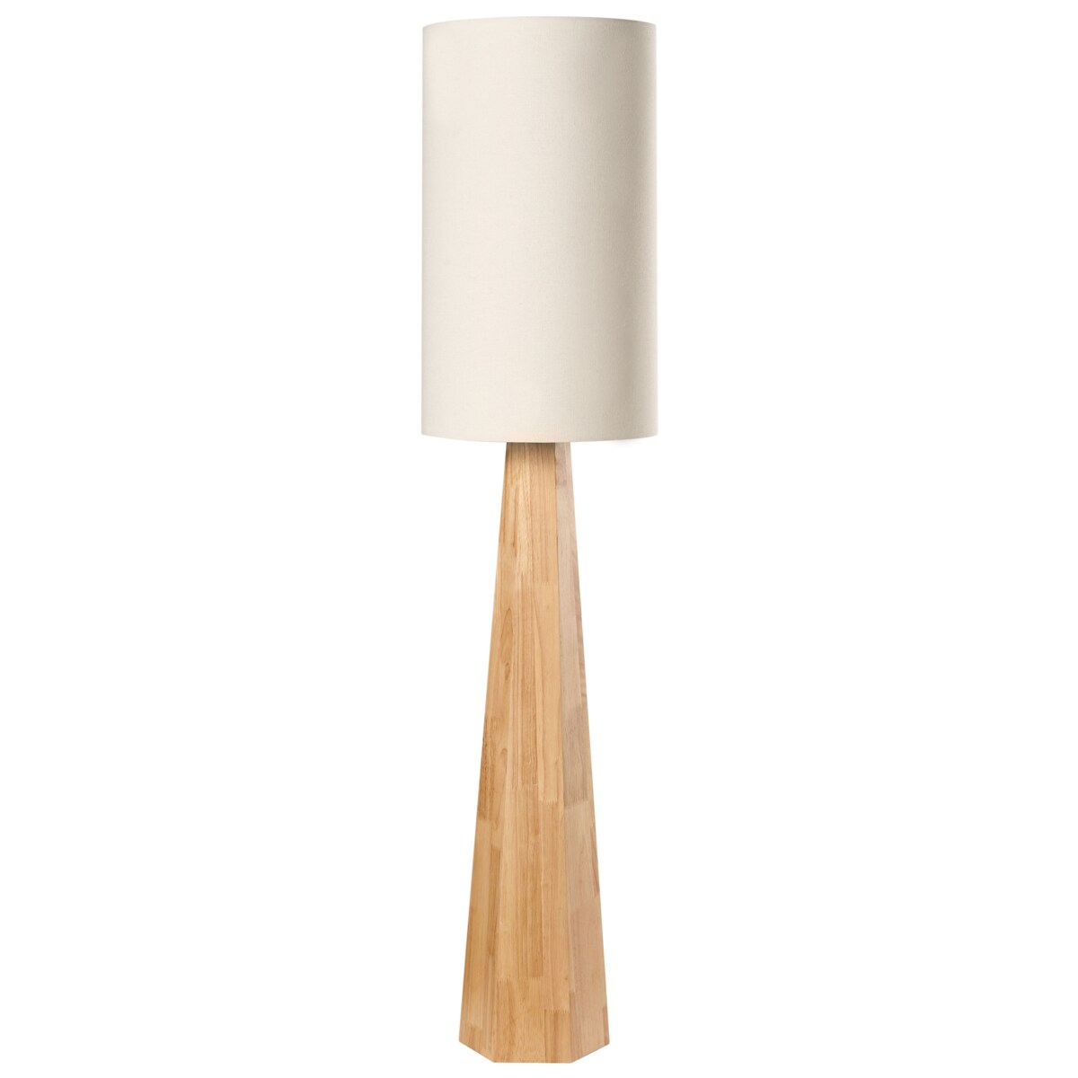 Lampa podłogowa ILALA Drewno kauczukowe Naturalny