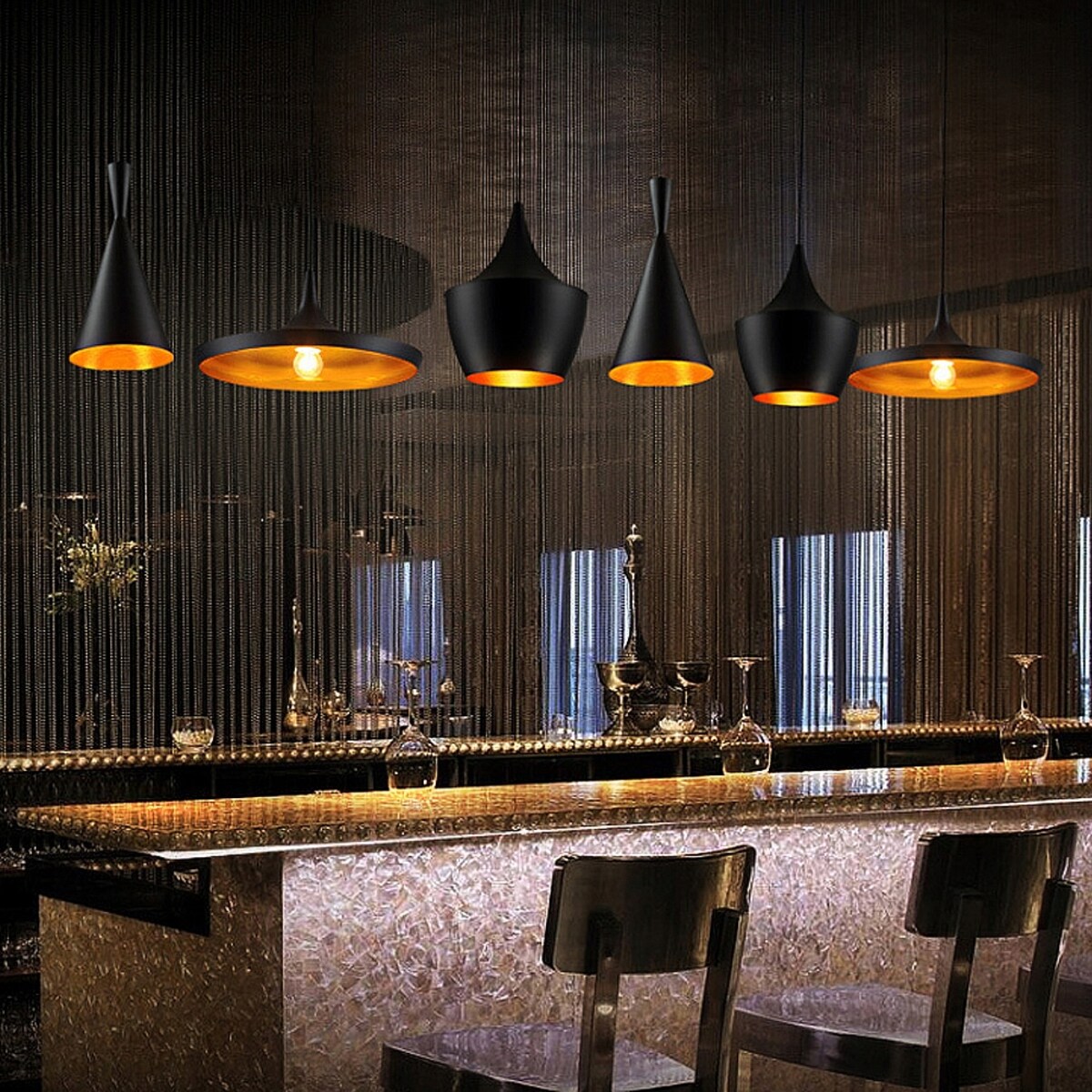 Lampa Wisząca Edison Loft Industrial Costa C Złota