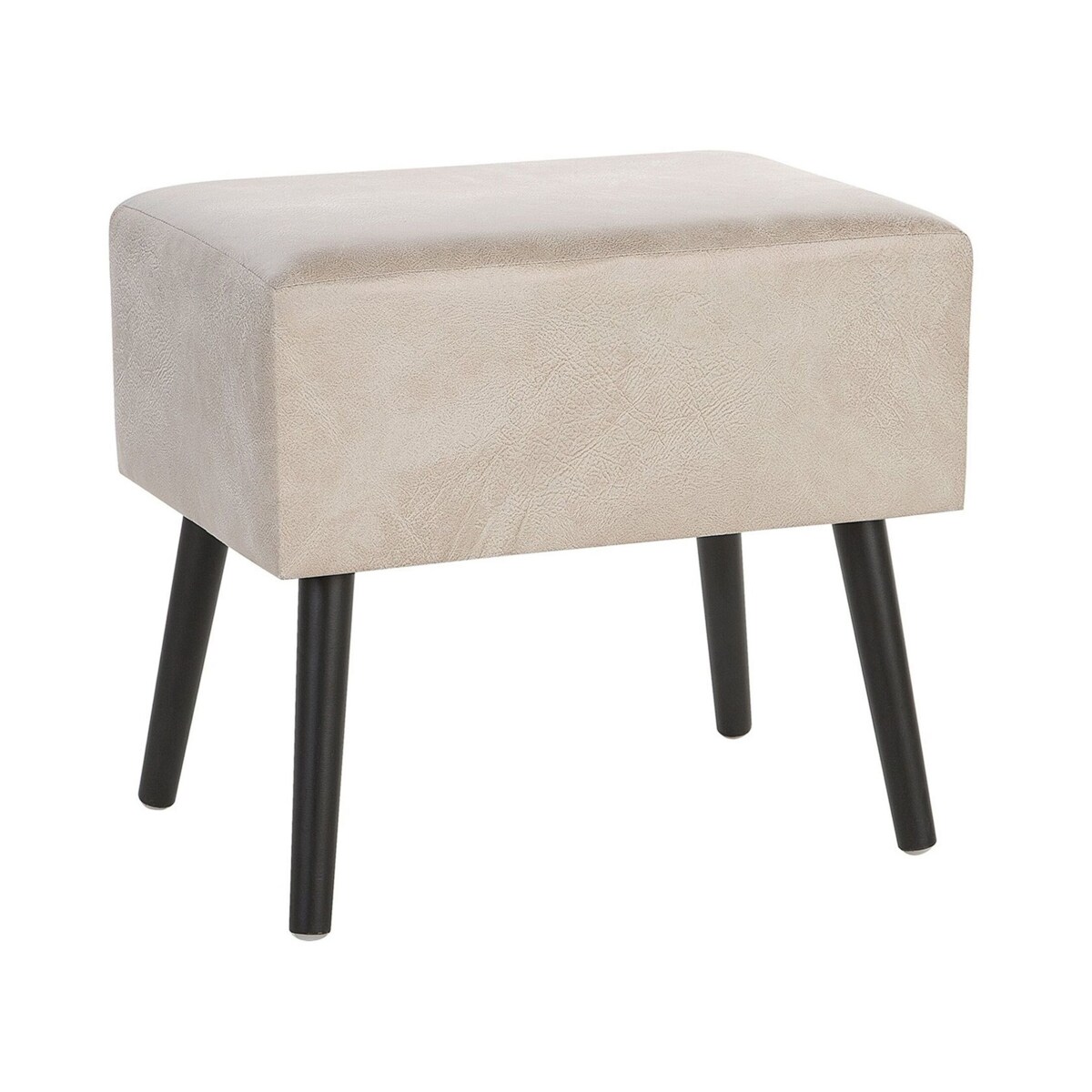 Stolik nocny ekoskóra beżowy EUROSTAR