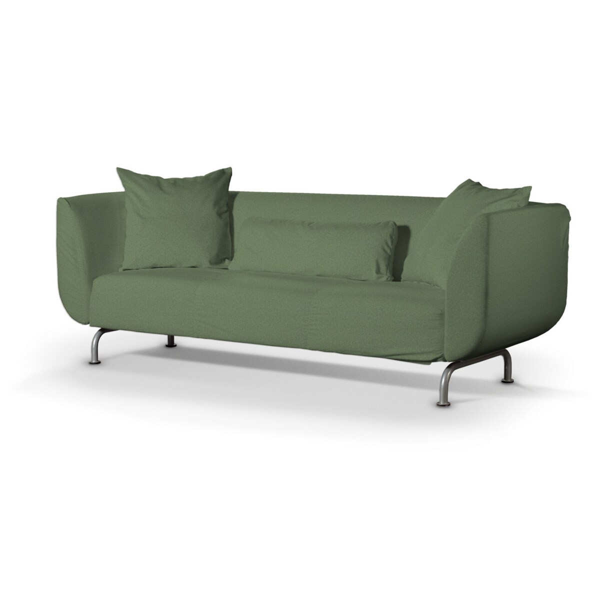 Pokrowiec na sofę Strömstad 3-osobową, zielony melanż, Sofa Stromstad 3-osobowa, Amsterdam