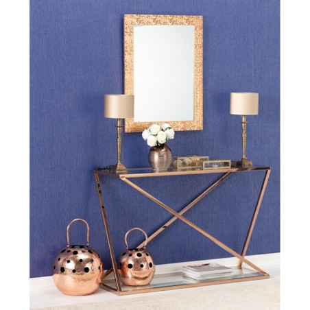 Konsola Vertigo rose gold 120x40x80cm, 120 x 40 x 80 cm