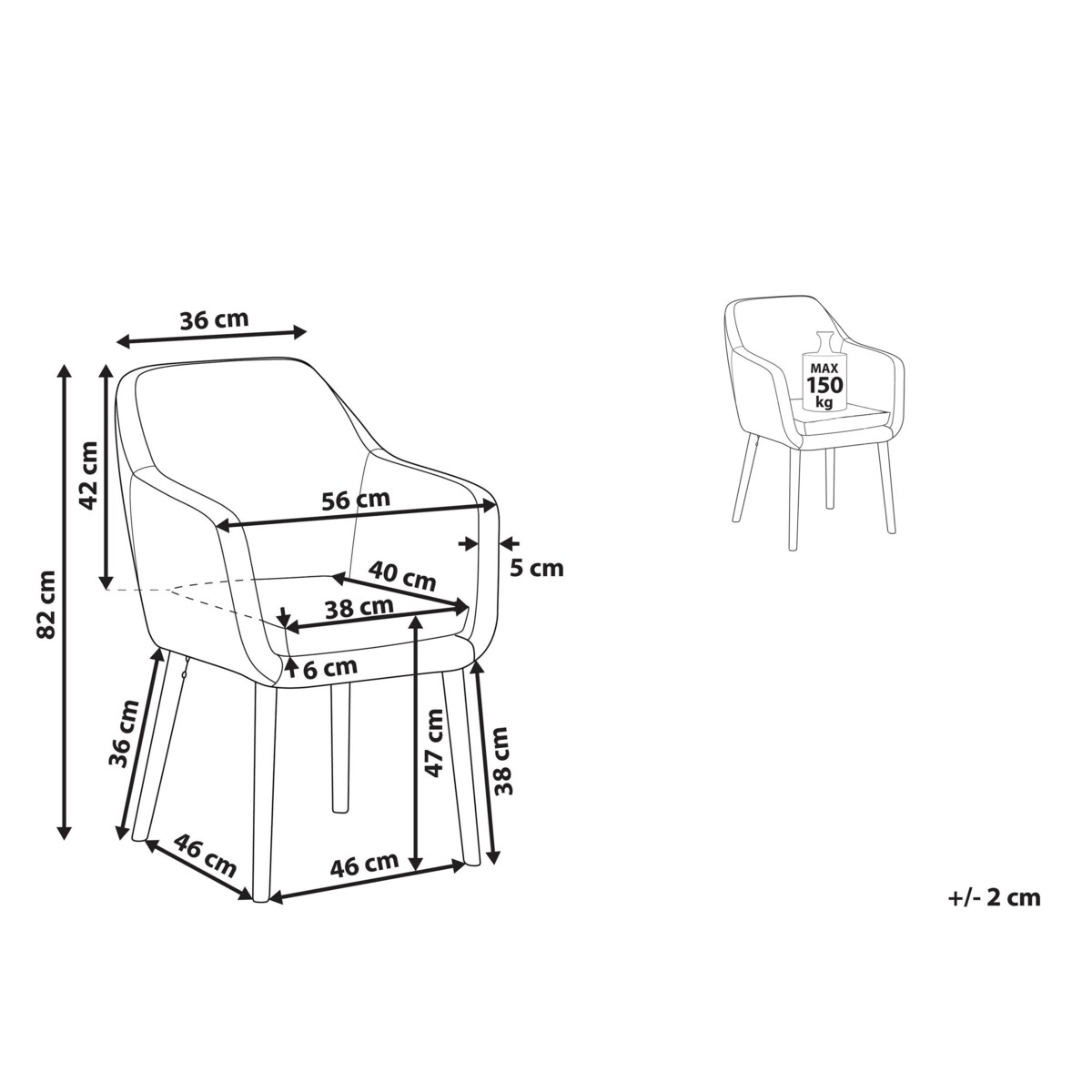 Krzesło do jadalni ekoskóra szare YORKVILLE