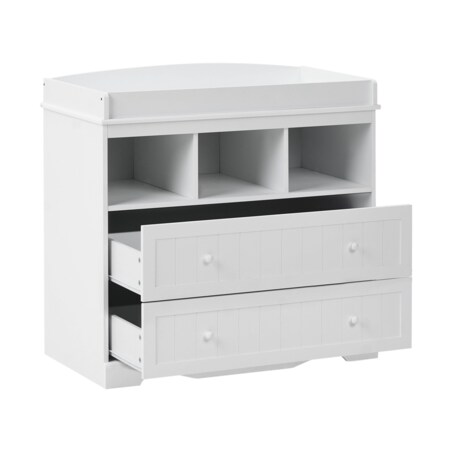 Komoda z przewijakiem VIRDEN Biały