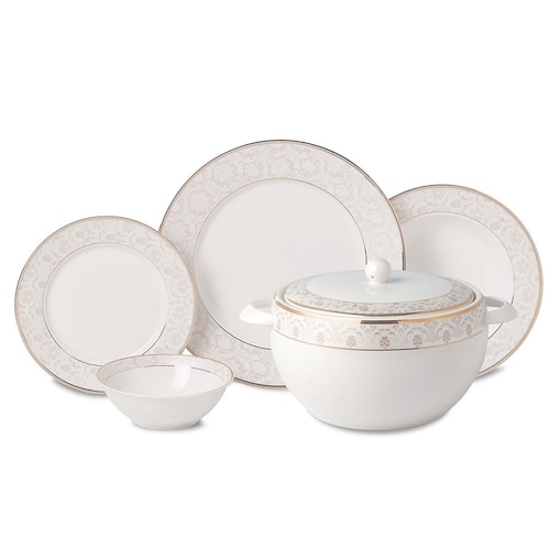 Korkmaz Perla Collection 60-częściowy zestaw obiadowy A8366