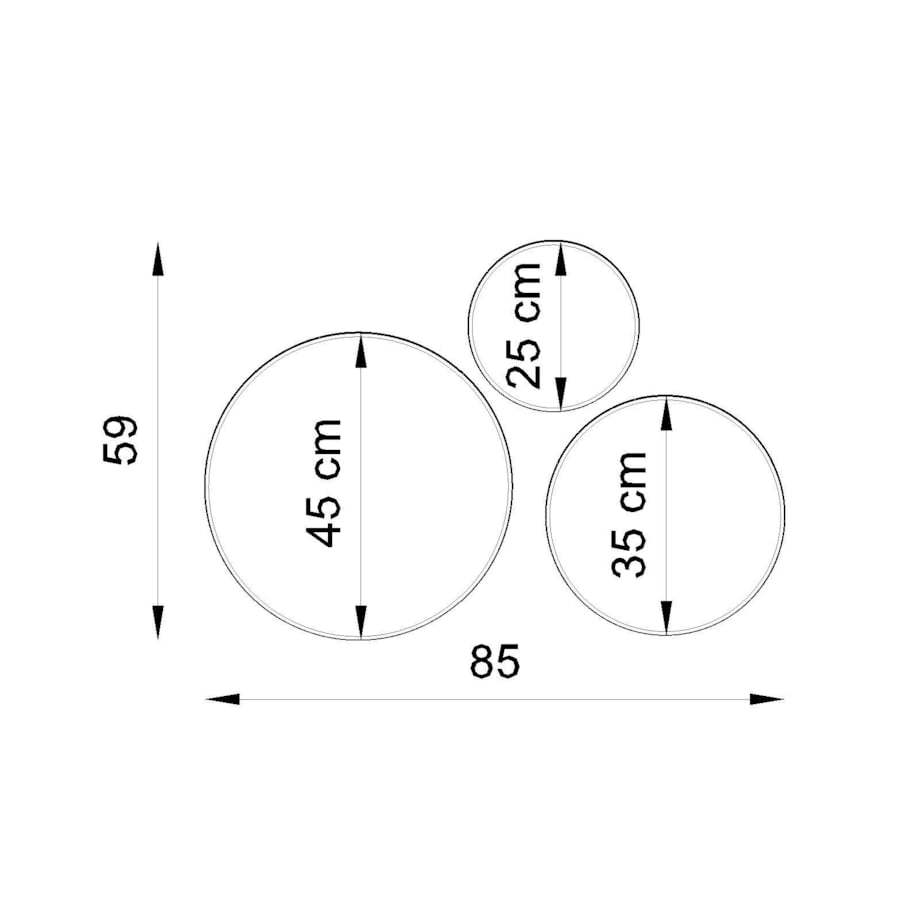 Plafon ARENA 35 biała