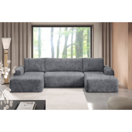 Narożnik SONTII U gruby sztruks Kolor: TILIA 90