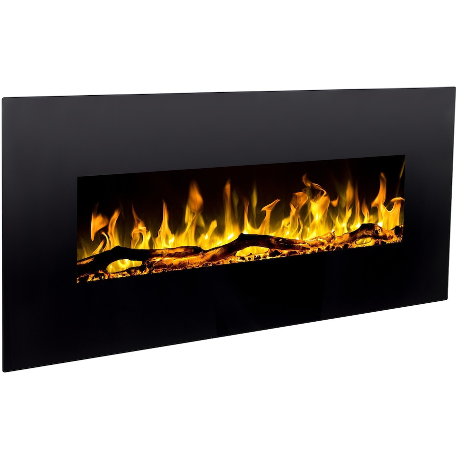 Kominek elektryczny AFLAMO Albion 36 NH - ścienny i do zabudowy - 90x42x14 cm - kominek LED bez funkcji grzania